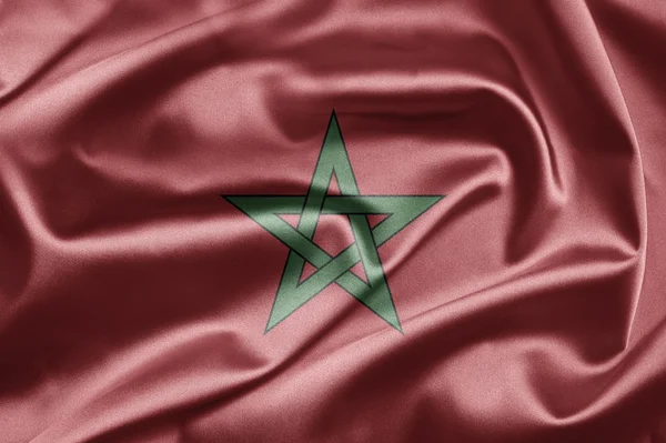 Vlag van Marokko — Stockfoto