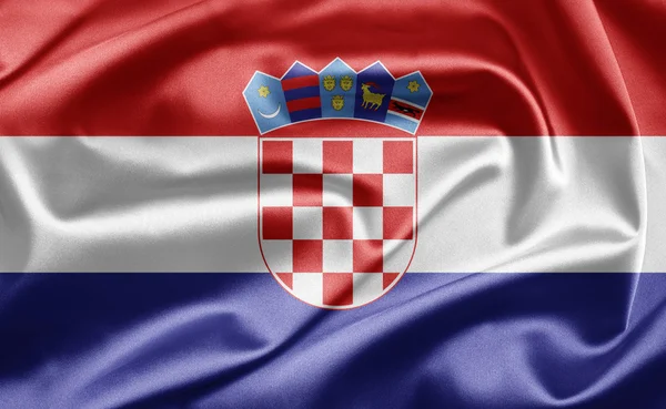 Bandera de Croacia — Foto de Stock