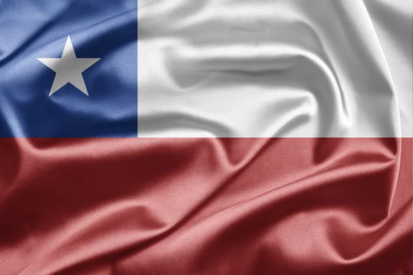 智利国旗 — 图库照片