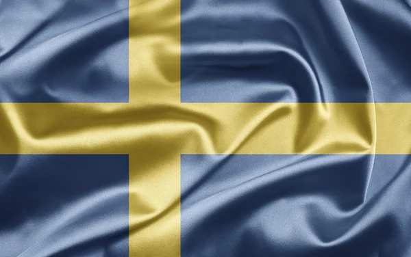 Flagge Schwedens — Stockfoto