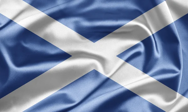 Flagge schwenkend Schottland — Stockfoto