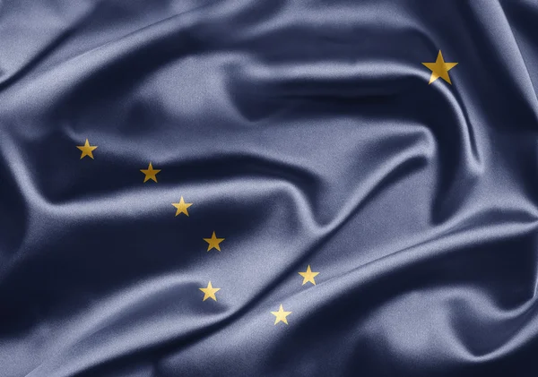 Bandeira do estado do Alasca — Fotografia de Stock