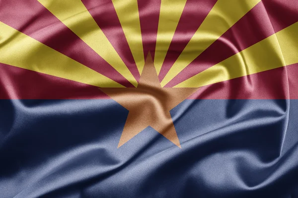 Vlag van de staat arizona — Stockfoto