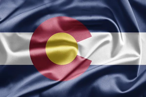 Flaga stanowa Kolorado — Zdjęcie stockowe