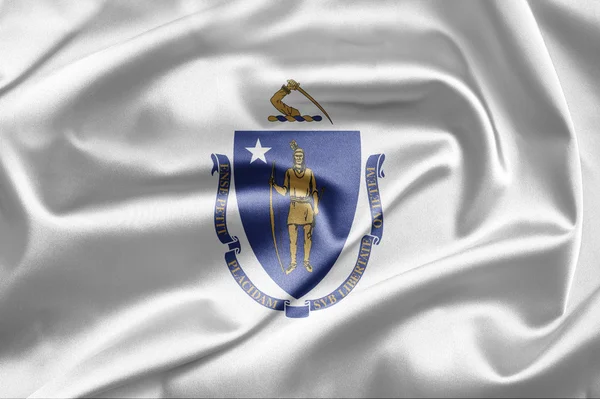 Прапор Массачусетса — стокове фото