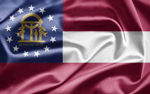 Flagga Georgien — Stockfoto