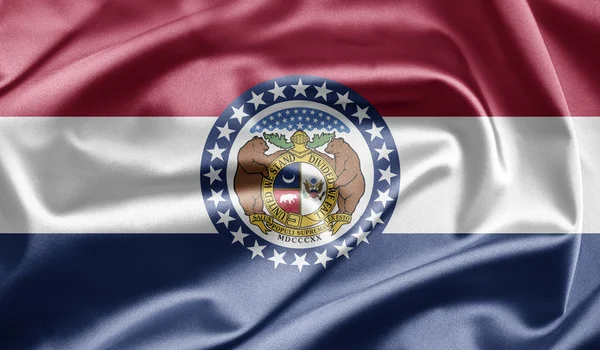Флаг Миссури — стоковое фото