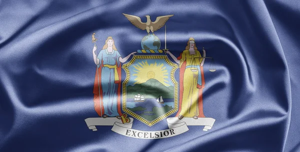 Σημαία του κράτους της Νέας Υόρκης — Φωτογραφία Αρχείου