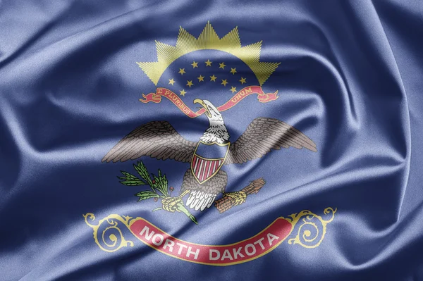North Dakotas flagga — Stockfoto