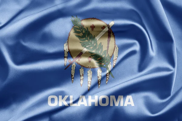 Bandeira do estado de Oklahoma — Fotografia de Stock