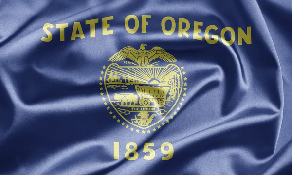 Прапор Орегону — стокове фото