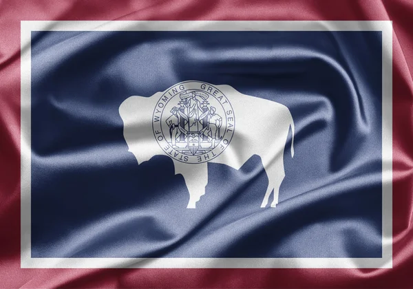 Flagge von Wyoming — Stockfoto