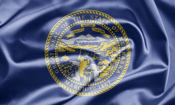 Flagga nebraska — Stockfoto