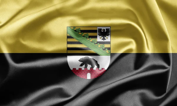 Flag of Saxony-Anhalt — Stock Photo, Image