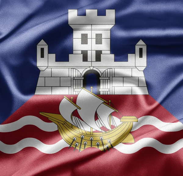 Флаг Белграда — стоковое фото