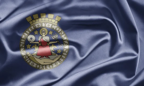 오슬로의 국기 — 스톡 사진