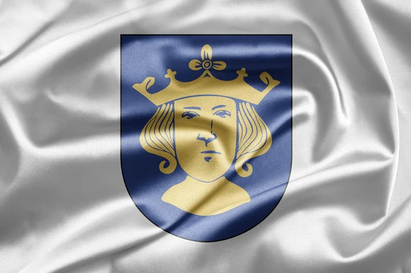 Vlag van Stockholm — Stockfoto