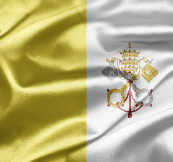 Flagga Vatikanstaten — Stockfoto