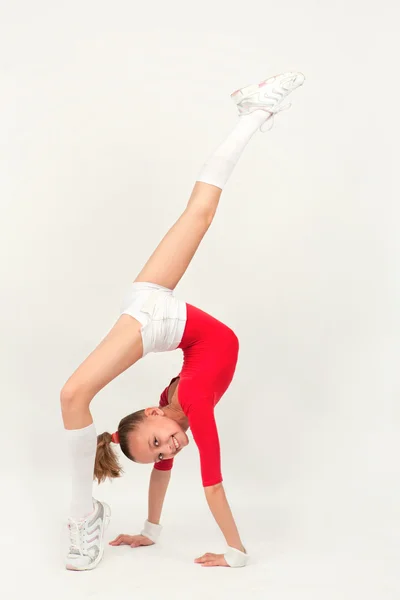Giovane ginnasta — Foto Stock