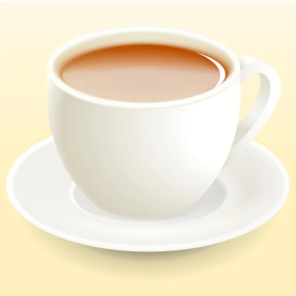 Cup tea — Stock Vector