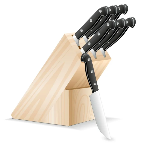 Conjunto de facas — Vetor de Stock