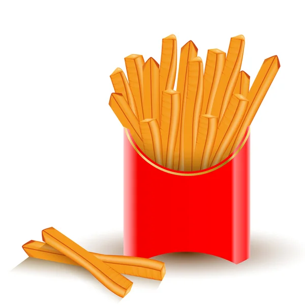 Pommes frites — Stock vektor