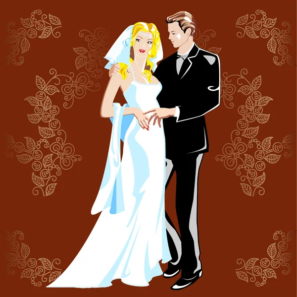 Bröllop — Stock vektor