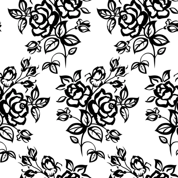 Roses sans couture — Image vectorielle