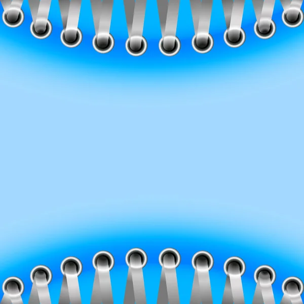 Lacage bleu — Image vectorielle