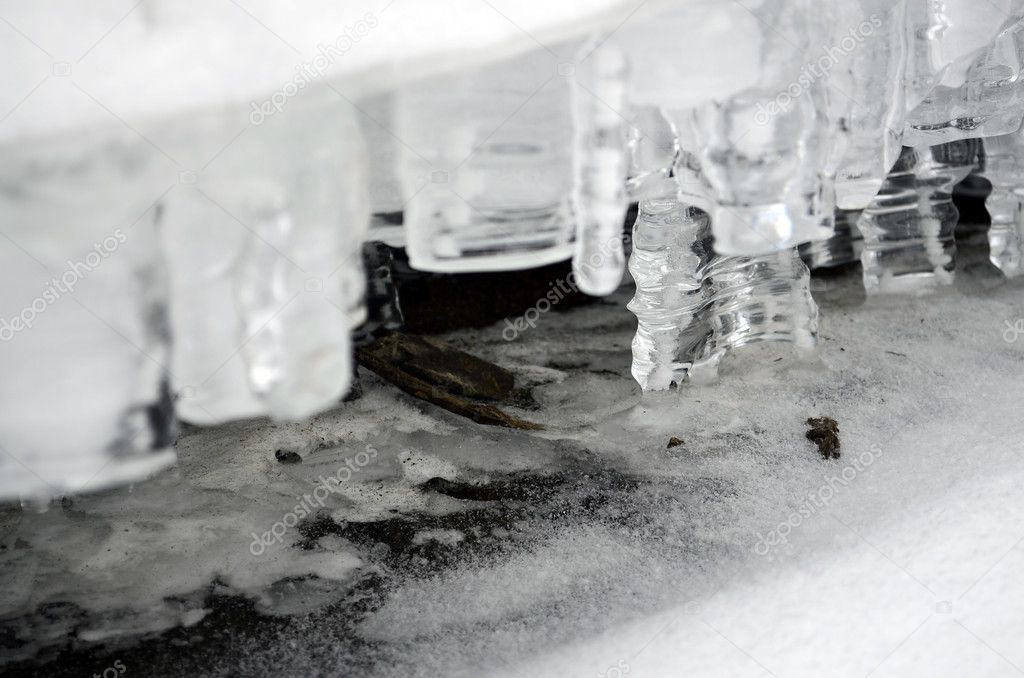 La Glace Eau à Létat Solide Photographie Enigmaart