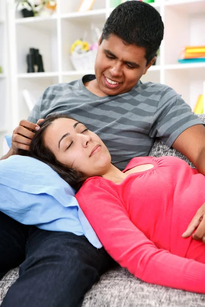 Young couple relaxing time — Stock Photo, Image