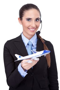 iş kadını ile uçuş planı hakkında bilgi