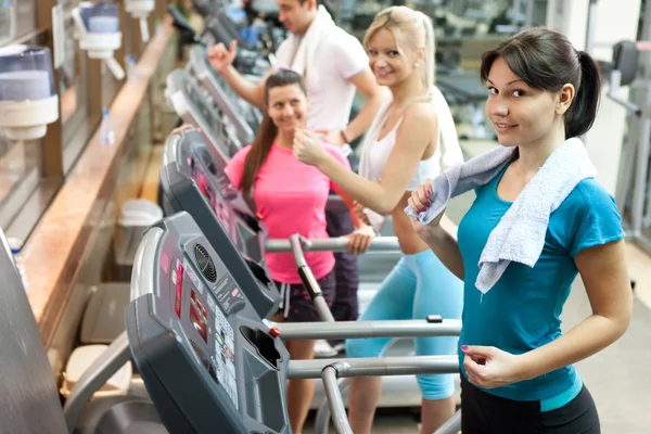 Women in gym — Stock Photo, Image