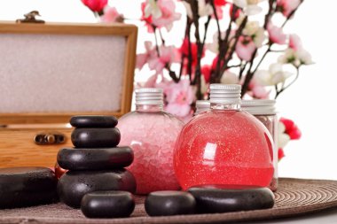 Aroma spa set clipart