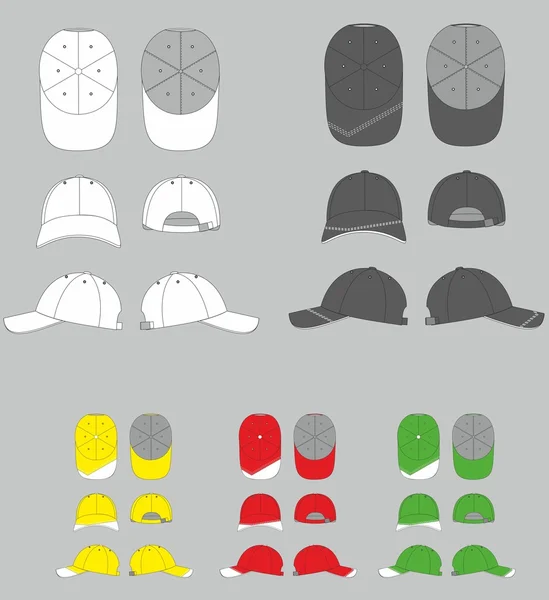 Plantilla Cap — Archivo Imágenes Vectoriales