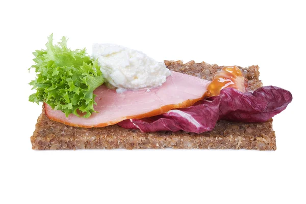 Çavdar ekmeği sandviç — Stok fotoğraf