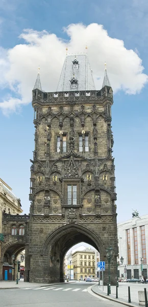 Torre de pó em praga — Fotografia de Stock