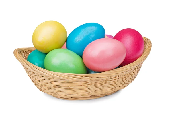 Ovos de páscoa multicoloridos — Fotografia de Stock