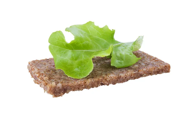 Rye bread sandwich — Stock Photo, Image