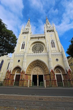 Cathedral in Guayaqui, Ecuador clipart