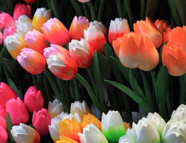 Tulipes en bois — Photo