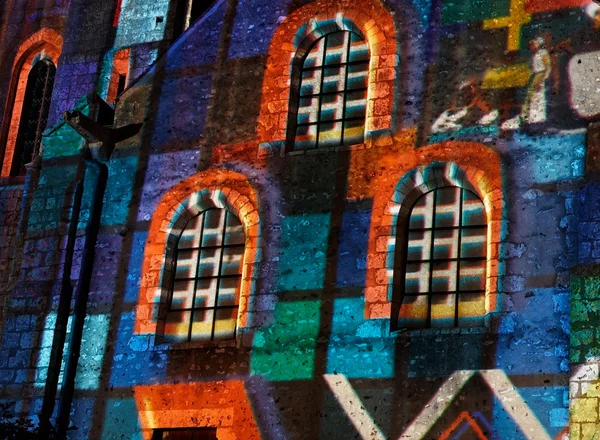 Chartres oświetlenie szczegóły — Zdjęcie stockowe