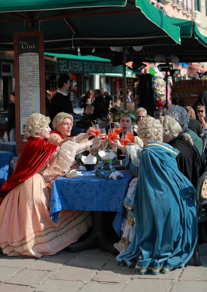 Венеціанські святкування — стокове фото