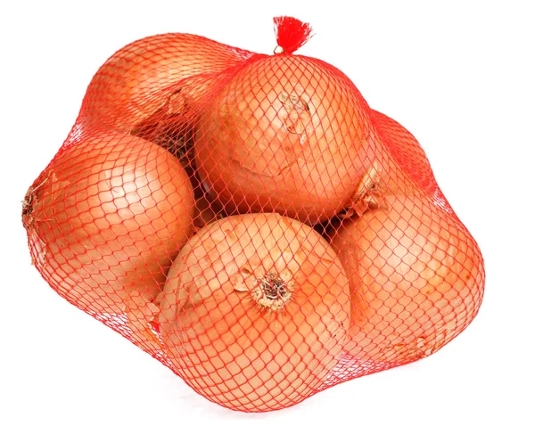 Cebollas en red — Foto de Stock