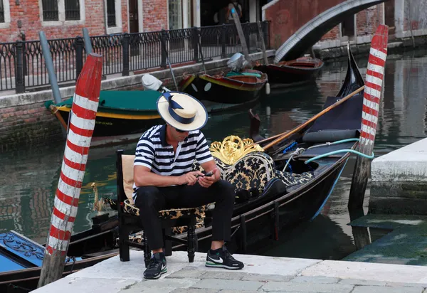 Gondolier — Stock Photo, Image