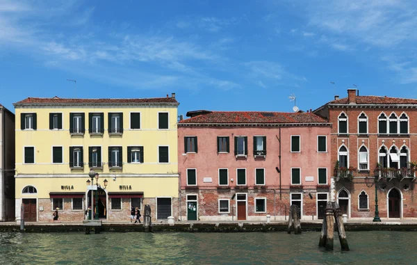 Venedik evleri — Stok fotoğraf
