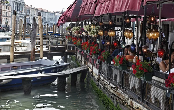 Терраса в Венеции — стоковое фото