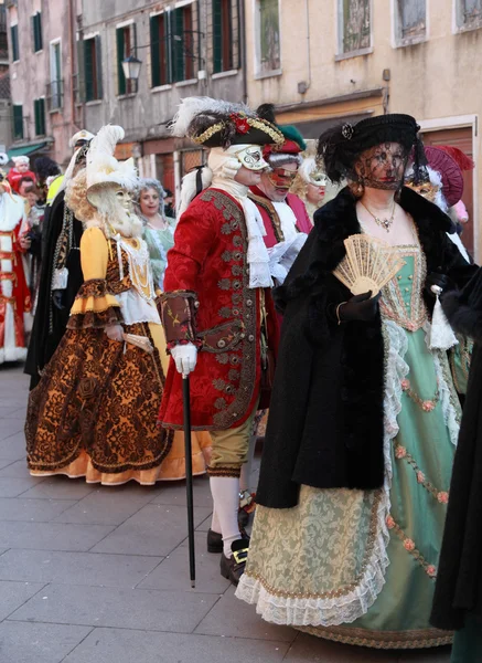 Středověká benátské parade — Stock fotografie