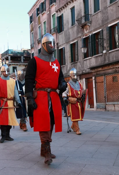 Tentara abad pertengahan — Stok Foto