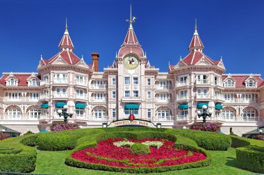 Entrance in Disneyland Paris clipart